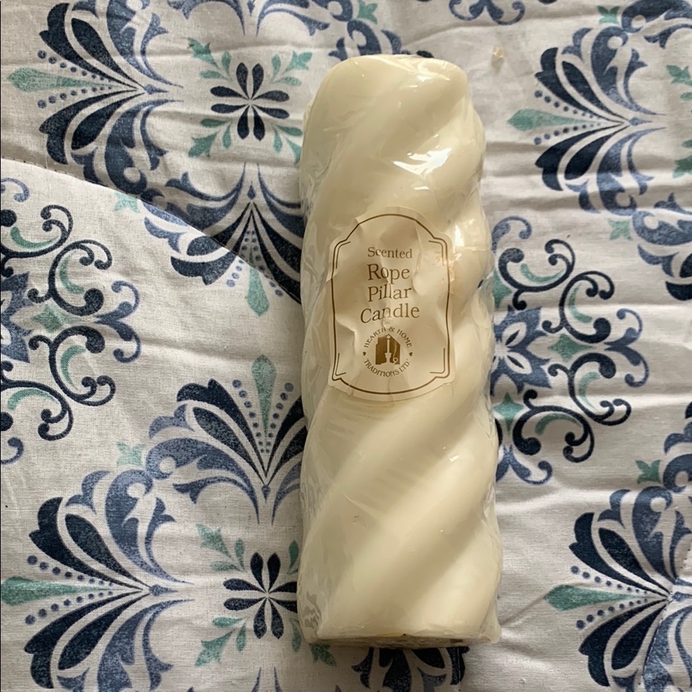 Scented Rope Pillar Candle